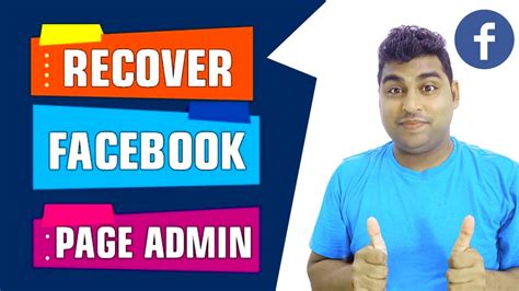 How To Recover Facebook Page Admin Access Youtube