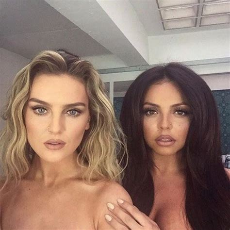 Perrie Edwards And Jesy Nelson Strip Off For Photo Shoot After