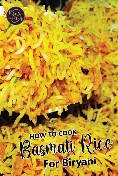 How To Cook Basmati Rice For Biryani Easy Biryani Rice