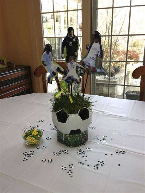 Banquet Centerpieces Soccer Birthday Parties Soccer Centerpieces