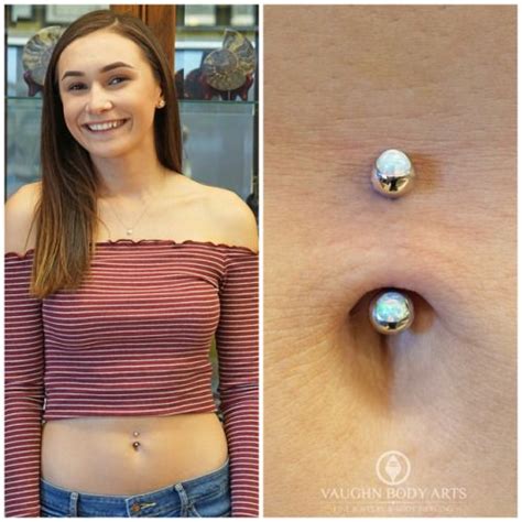 Super Cute Navel Piercing Cody Got To Do For Madison She Picked Out A Lovely White Opal Navel