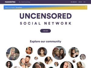 Fancentro Best Uncensored Social Media Site Theporndata Com