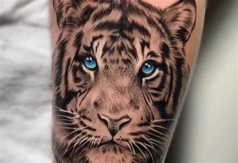 12 Realistic Blue Eyes Tattoos Tiger Tattoo Designs Petpress Band