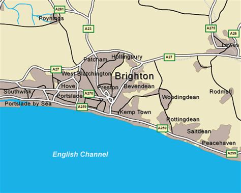 Brighton Map And Brighton Satellite Image
