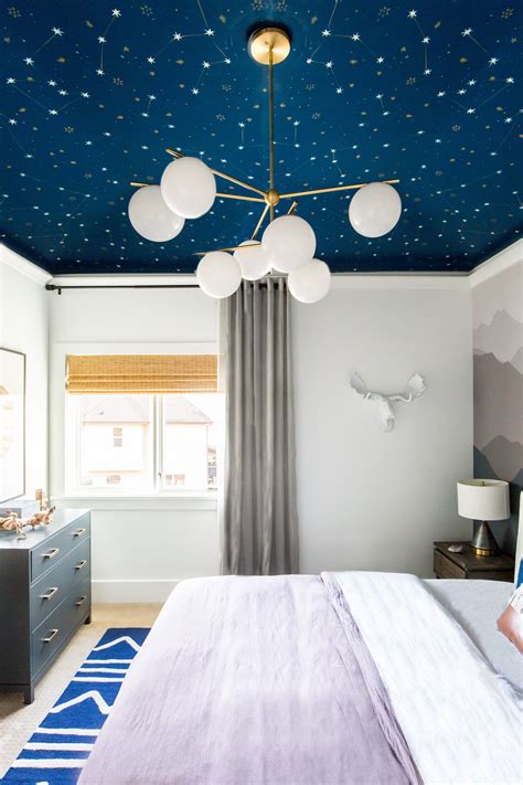 Design your outer space themed room with lots of color and activity. Andrea West Design, this bedroom is beautiful! (With ...