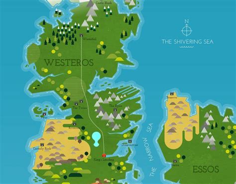 Game Of Thrones Map Wall Mural Thrones Game Map Interactive Sea Narrow