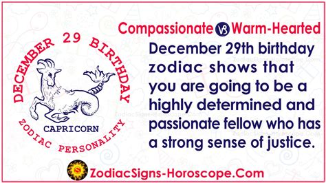 December 29 Zodiac Capricorn Horoscope Birthday Personality And Lucky