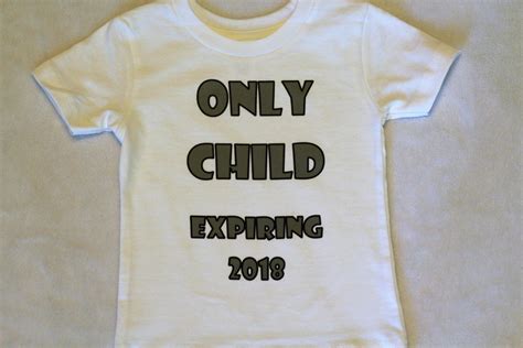 Only Child Expiring Shirtpregnancy Announcement Shirtbig Etsy