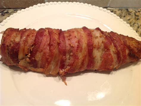I like to collect any of the juices from the plate and put them into a. Bacon wrapped pork tenderloin - Fit Paleo MomFit Paleo Mom