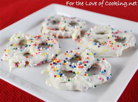 White Chocolate Dipped Pretzels For The Love Of Cooking