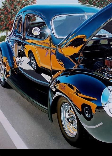 Hyper Realistic Car Paintings By Cheryl Kelley Покраска