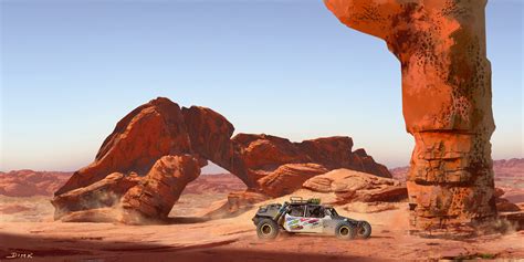 Artstation Desert Racing Vehicle
