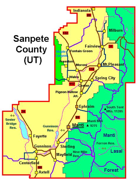 Sanpete County Discover Utah Counties