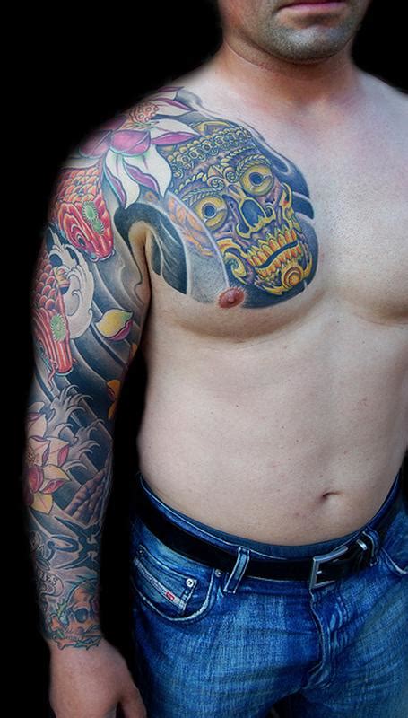 Tibetan Skull Tattoo by Marvin Silva : Tattoos