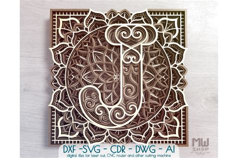 Download Mandala Letter J, Alphabet letter J pattern, Letter J SVG ...