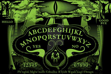 Lovecraft Ouija Board By Oddzkull Deviantart Ouija Ouija Board