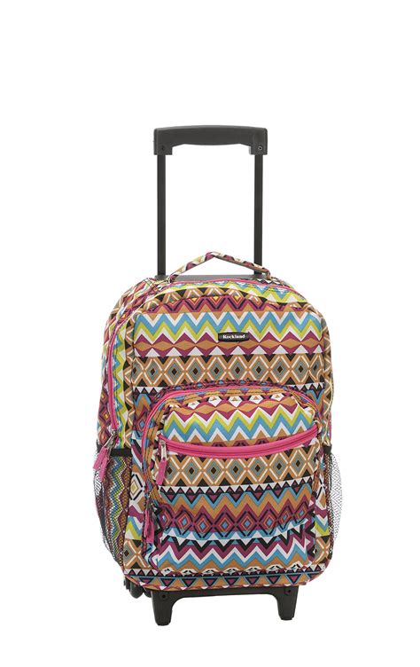 Princesses rolling backpack *see offer details. Girls School Bag Rolling Backpack Wheels Travel Kids ...