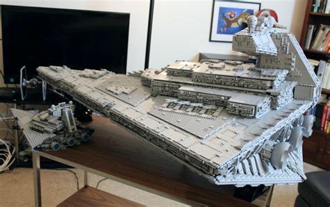 This Lego Imperial Star Destroyer Custom Build Is Nearly 5 Feet Long