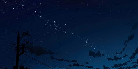 Anime Night Sky Wallpapers Top Hình Ảnh Đẹp