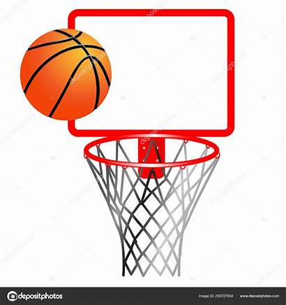 Baloncesto Dibujo Canasta Basketball Basket Depositphotos Ne