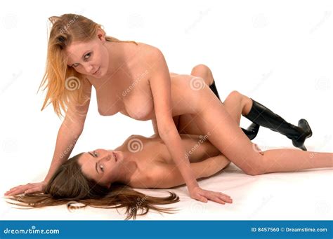 Naakt Vrouwelijk Lesbisch Paar Stock Foto Image Of Aantrekkelijk