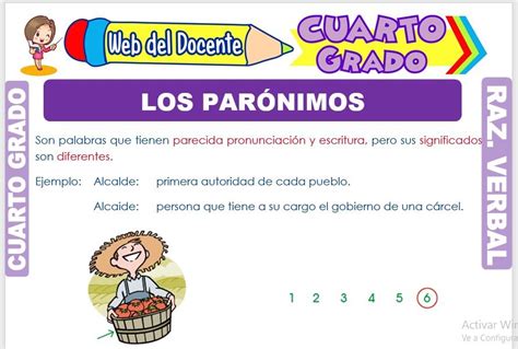 Usando El Diccionario Para Cuarto Grado De Primaria Web Del Docente