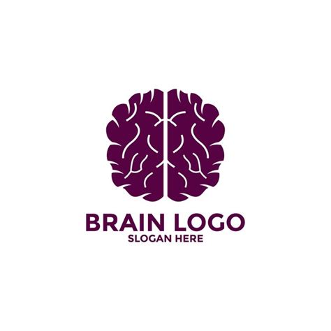 Premium Vector Brain Logo Design Vector Template Think Idea Concept