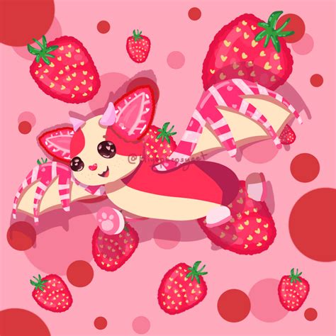 Fan Art Of The Strawberry Shortcake Bat Dragon Fandom