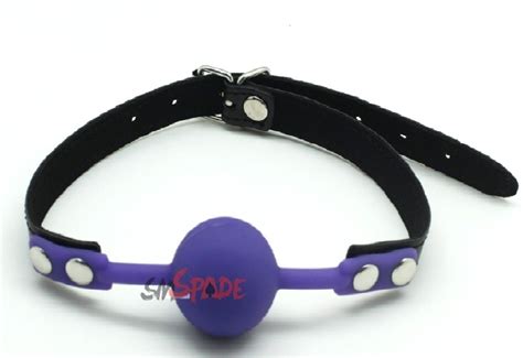 Buy D41mm Purple Silicone Ball Gagbondage Restraint