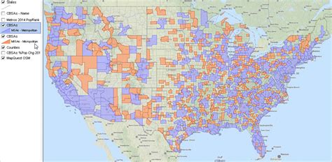 Characteristics Of Largest 50 Us Metropolitan Areas Decision Making Information Resources