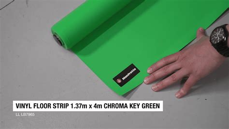 Vinyl Floor Strip 137m X 4m Chroma Key Green Video Backgrounds