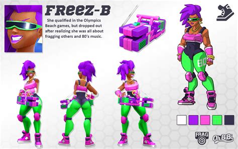 Artstation Freez B Frag Pro Shooter Character