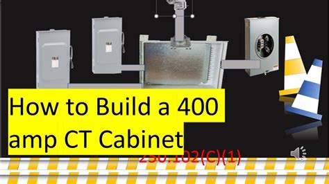 How To Build A Ct Cabinet Build A 400 Amp Ct Cabinet Service Upgrade