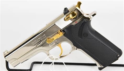 Smith And Wesson Model 915 9mm Semi Auto Pistol Gold Live And Online