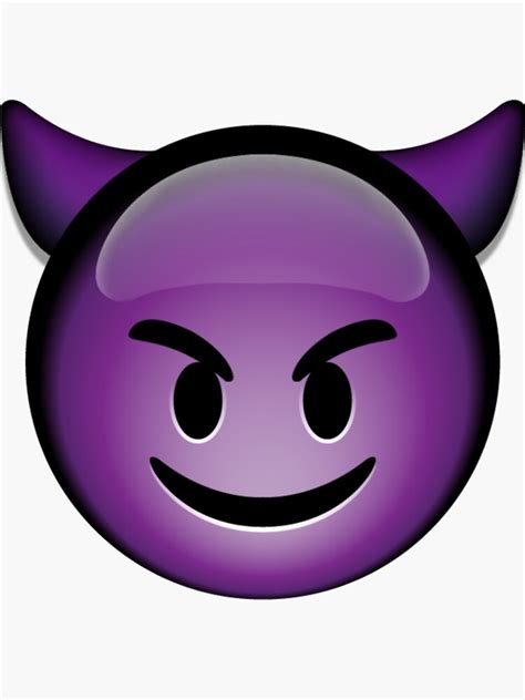 Devious Lick Menace Devil Emoji Sticker For Sale By Arowebeats