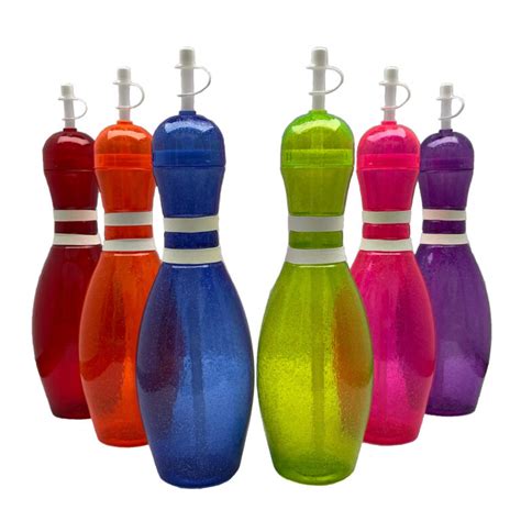 Bowling Party Favors For Kids Pin Sippers And Water Bottles Sierra