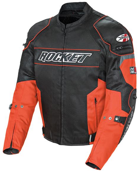 Joe Rocket Large Orangeblack Resistor Mesh Textile Motorcycle Jacket