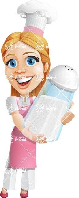 Cute Cooking Housewife Cartoon Vector Character 109 Illustrations