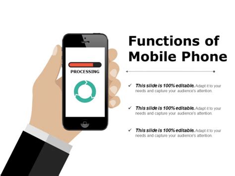 Functions Of Mobile Phone Ppt Powerpoint Presentation Infographics