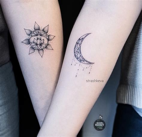 Sun And Moon Couple Tattoos Tattoo Ideas And Inspiration Sun