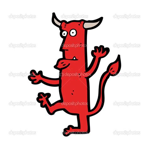 Cartoon Dancing Devil Stock Vector Image By ©lineartestpilot 13569595