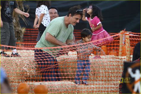 Chris Noth Pumpkin Picking With Orion Photo 2312431 Celebrity