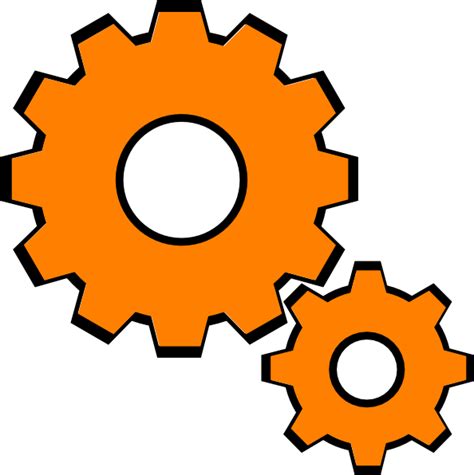 Gear Sprocket Clip Art Gear Machinery Png Download 594596 Free