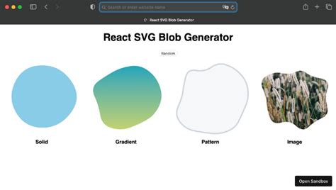 Svg Blob Generator In React Reactscript
