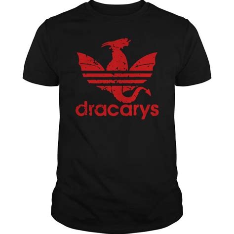 Dracarys Adidas Dragon Got Classic T Shirts Shirts Game Of Thrones