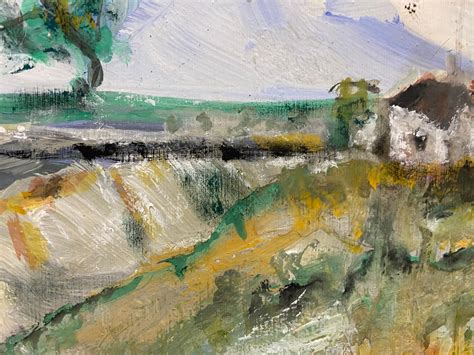 Jacques Pinon Jacques Pinon French Signed Expressionist Landscape