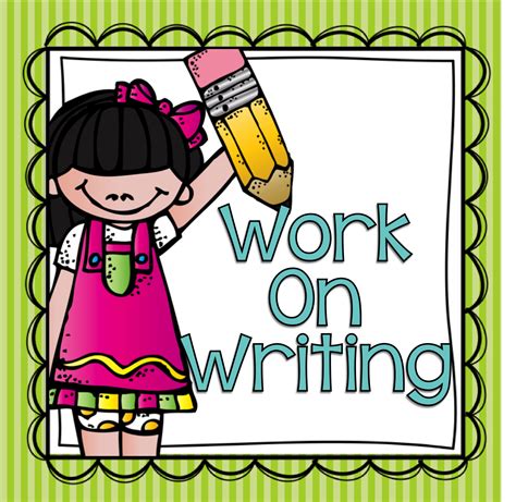 Work On Writing Clipart