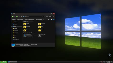 Xp Black Skinpack For Windows 11 And 10 Skin Pack For Windows 11 And 10