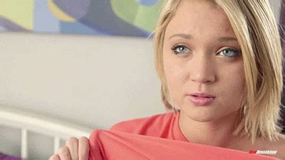 Cute Blonde Gets It All On The Table In Her Car Gif R