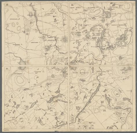 Map Showing The Adirondack Lake Regions Nypl Digital